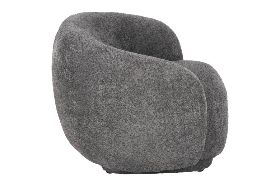 ΠΟΛΥΘΡΟΝΑ KARPEN HM9600.01 ΓΚΡΙ ΜΠΟΥΚΛΕ ΥΦΑΣΜΑ 93x87x78Υ εκ.