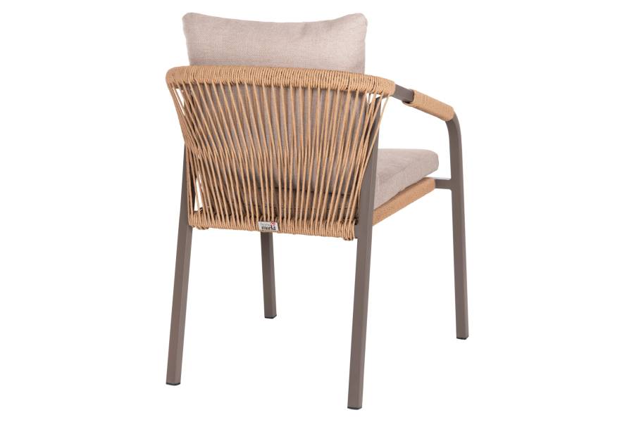 ΠΟΛΥΘΡΟΝΑ MAERLY HM6051.04 ΣΑΜΠΑΝΙ ΑΛΟΥΜΙΝΙΟ-P.E.RATTAN ΦΥΣΙΚΟ-ΜΑΞΙΛΑΡΙΑ ΜΠΕΖ 55,5x62,5x85Υ εκ.