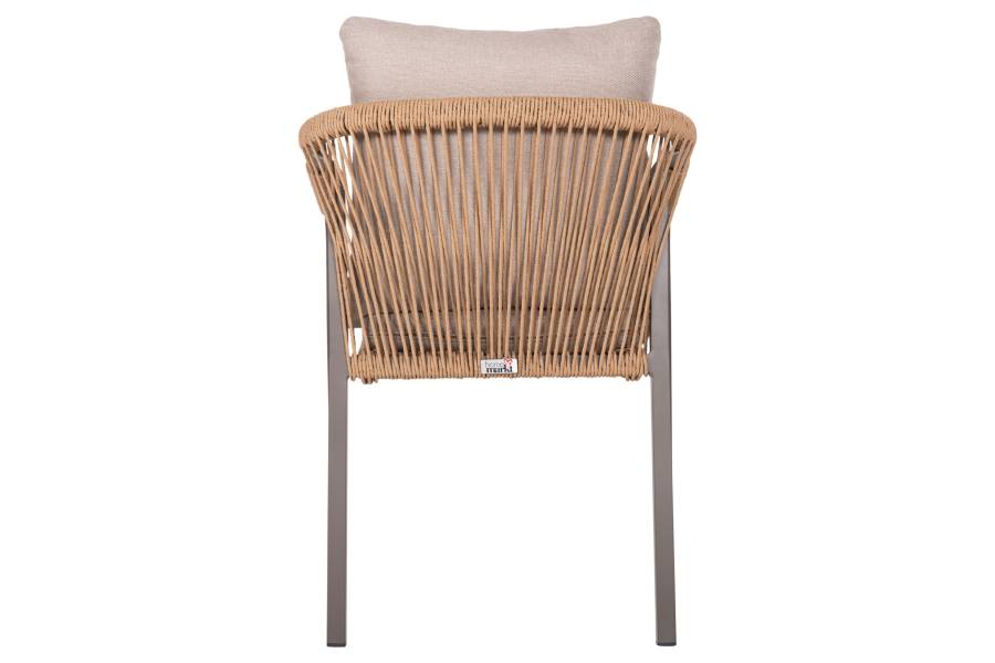 ΠΟΛΥΘΡΟΝΑ MAERLY HM6051.04 ΣΑΜΠΑΝΙ ΑΛΟΥΜΙΝΙΟ-P.E.RATTAN ΦΥΣΙΚΟ-ΜΑΞΙΛΑΡΙΑ ΜΠΕΖ 55,5x62,5x85Υ εκ.