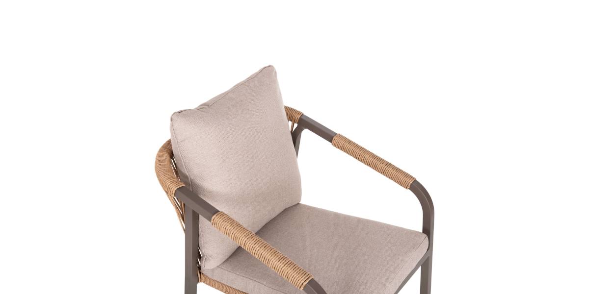 ΠΟΛΥΘΡΟΝΑ MAERLY HM6051.04 ΣΑΜΠΑΝΙ ΑΛΟΥΜΙΝΙΟ-P.E.RATTAN ΦΥΣΙΚΟ-ΜΑΞΙΛΑΡΙΑ ΜΠΕΖ 55,5x62,5x85Υ εκ.