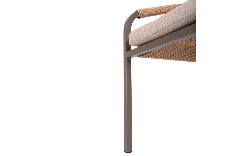 ΠΟΛΥΘΡΟΝΑ MAERLY HM6051.04 ΣΑΜΠΑΝΙ ΑΛΟΥΜΙΝΙΟ-P.E.RATTAN ΦΥΣΙΚΟ-ΜΑΞΙΛΑΡΙΑ ΜΠΕΖ 55,5x62,5x85Υ εκ.