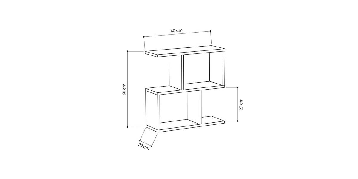 Βοηθητικό τραπέζι Homemania pakoworld χρώμα ανθρακί 60x20x60εκ