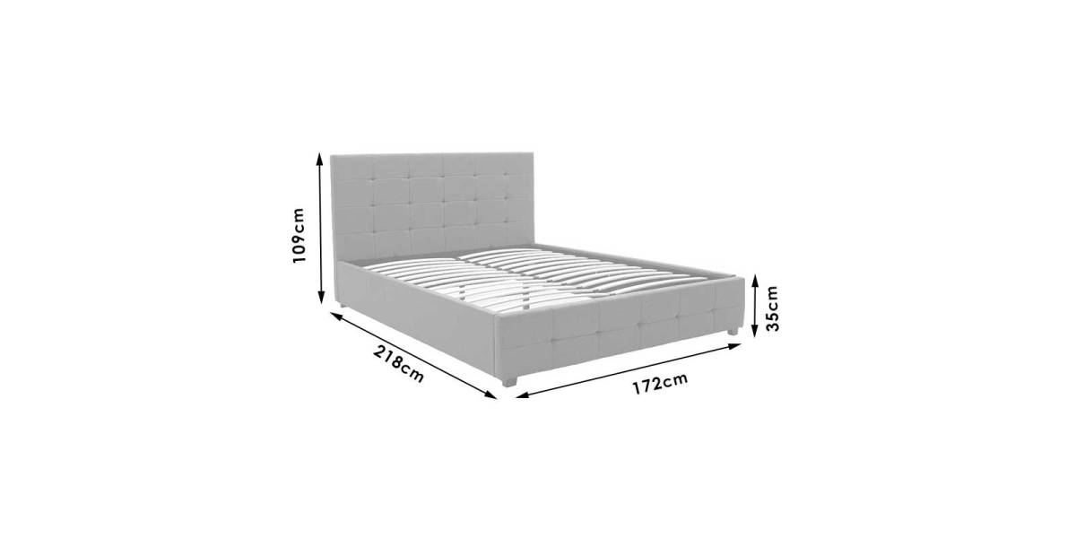 Κρεβάτι Roi pakoworld 160x200 ύφασμα ανθρακί + αποθηκευτικό χώρο