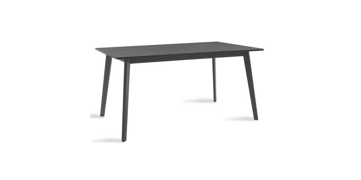 Τραπέζι Benson pakoworld MDF σε rustic grey απόχρωση 150x90x75εκ
