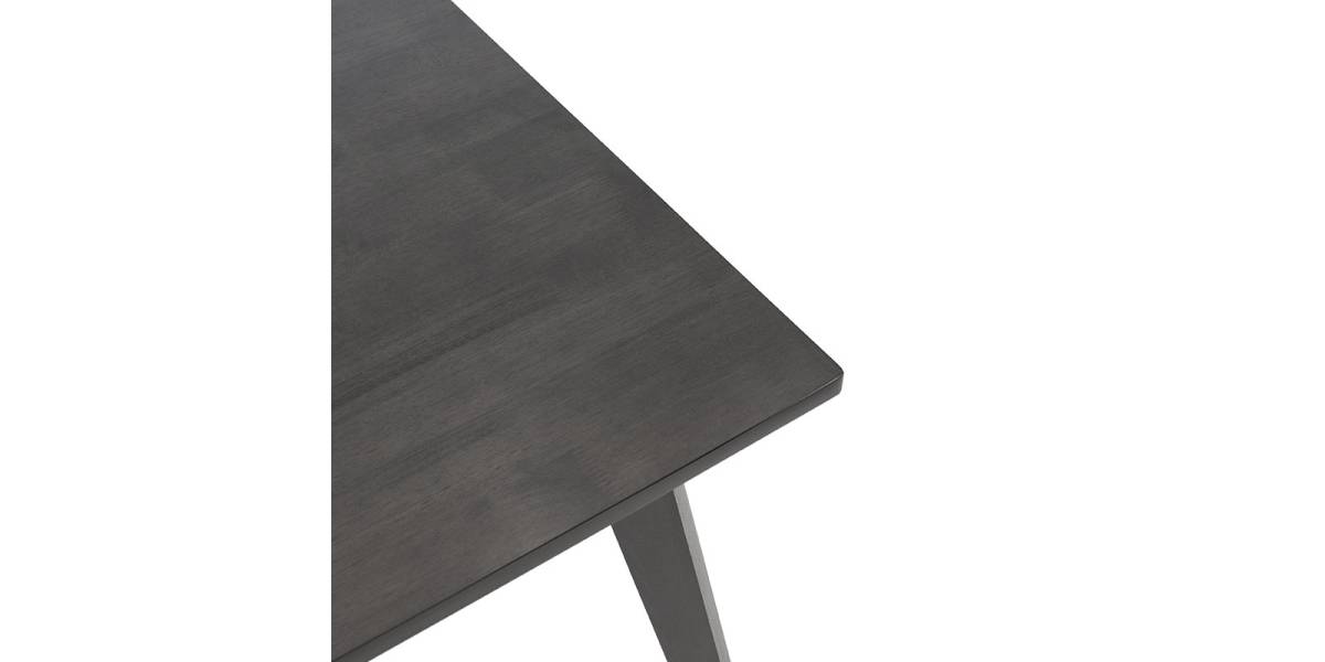 Τραπέζι Benson pakoworld MDF σε rustic grey απόχρωση 150x90x75εκ