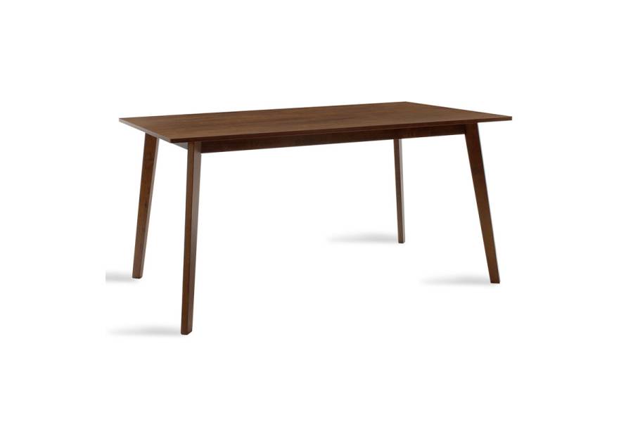 Τραπέζι Benson pakoworld MDF σε καρυδί απόχρωση 150x90x75εκ