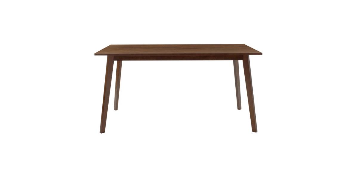 Τραπέζι Benson pakoworld MDF σε καρυδί απόχρωση 150x90x75εκ