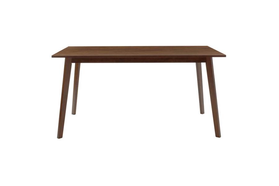 Τραπέζι Benson pakoworld MDF σε καρυδί απόχρωση 150x90x75εκ
