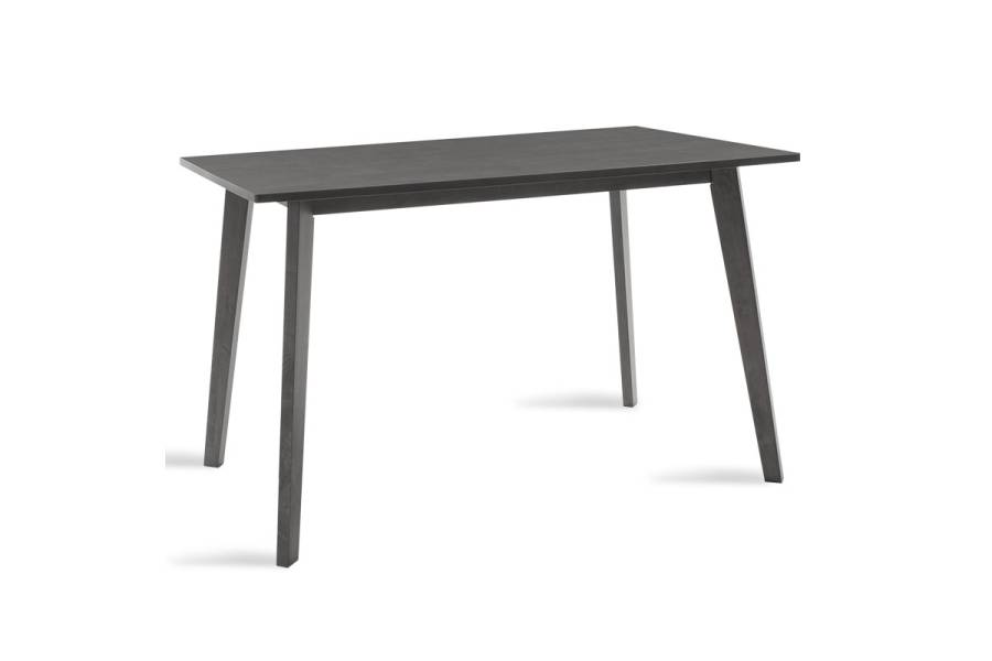 Τραπέζι Benson pakoworld MDF σε rustic grey απόχρωση 120x75x75εκ