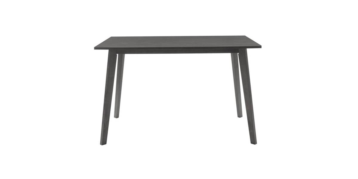 Τραπέζι Benson pakoworld MDF σε rustic grey απόχρωση 120x75x75εκ