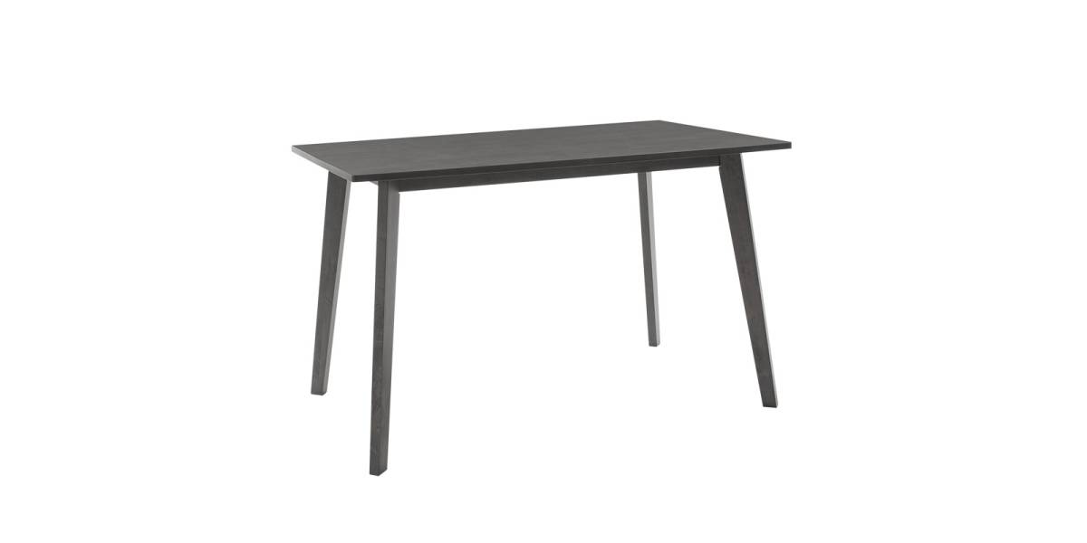 Tραπεζαρία Benson - Toto pakoworld σετ 5τμχ rustic grey - ύφασμα γκρι 120x75x75εκ