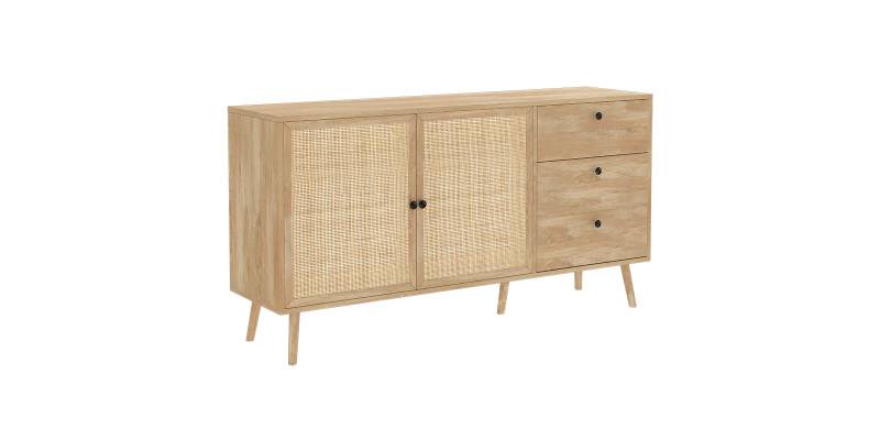 Μπουφές Oslo pakoworld sonoma 150x39x79εκ