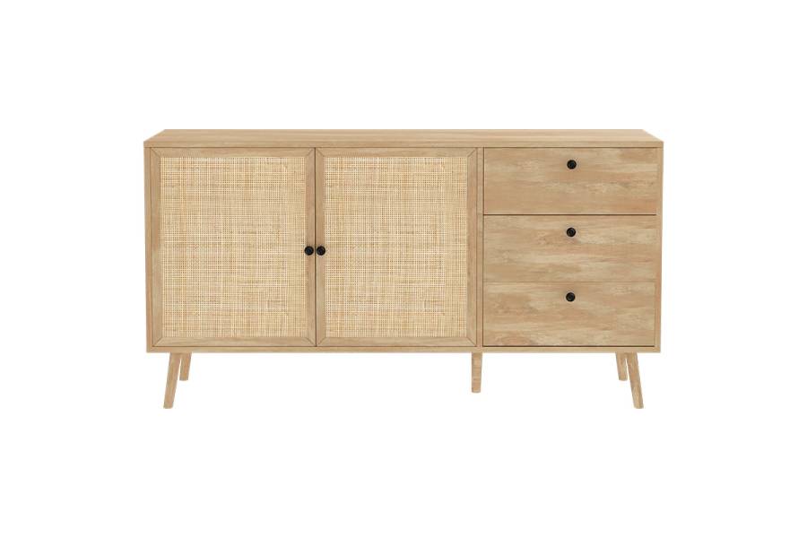 Μπουφές Oslo pakoworld sonoma 150x39x79εκ