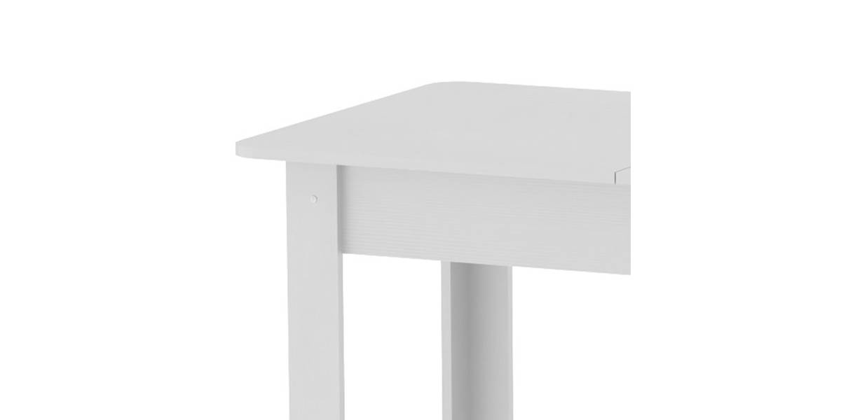 Τραπέζι Quiin pakoworld επεκτεινόμενο λευκό 120-174x70x73.5εκ