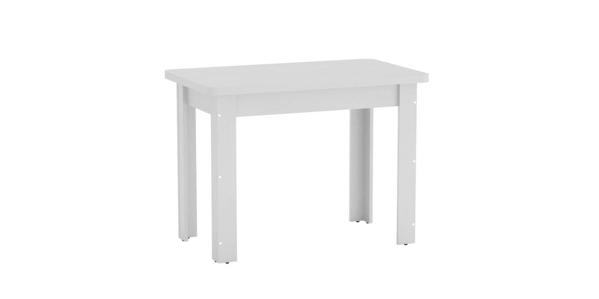 Τραπέζι Celeste pakoworld λευκό 100x60x73.5εκ