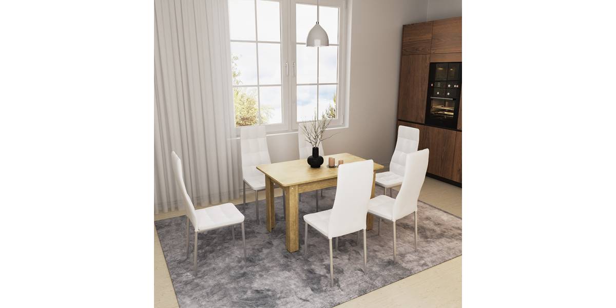 Τραπέζι Quiin pakoworld επεκτεινόμενο sonoma 120-174x70x73.5εκ