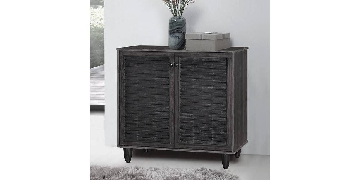 Παπουτσοθήκη-ντουλάπι Ronan pakoworld χρώμα wenge 70.5x35x66εκ