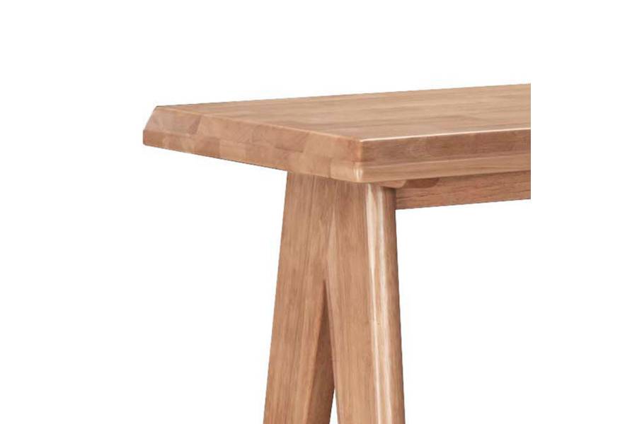 Τραπέζι Bar Winslow pakoworld ξύλο rubberwood ανοικτό καρυδί 120x45x100εκ