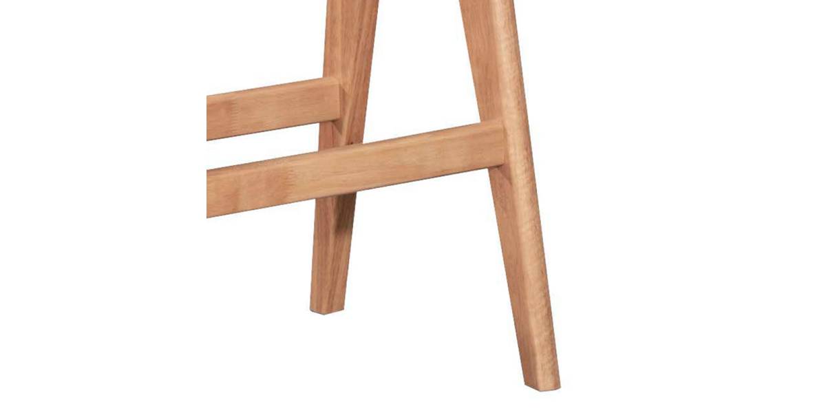 Τραπέζι Bar Winslow pakoworld ξύλο rubberwood ανοικτό καρυδί 120x45x100εκ
