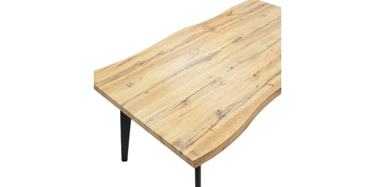 Τραπέζι Velto pakoworld MDF sonoma 160x90x76εκ