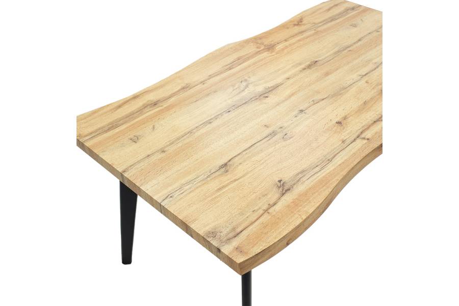 Τραπέζι Velto pakoworld MDF sonoma 160x90x76εκ