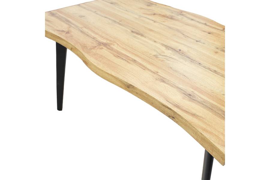 Τραπέζι Velto pakoworld MDF sonoma 160x90x76εκ