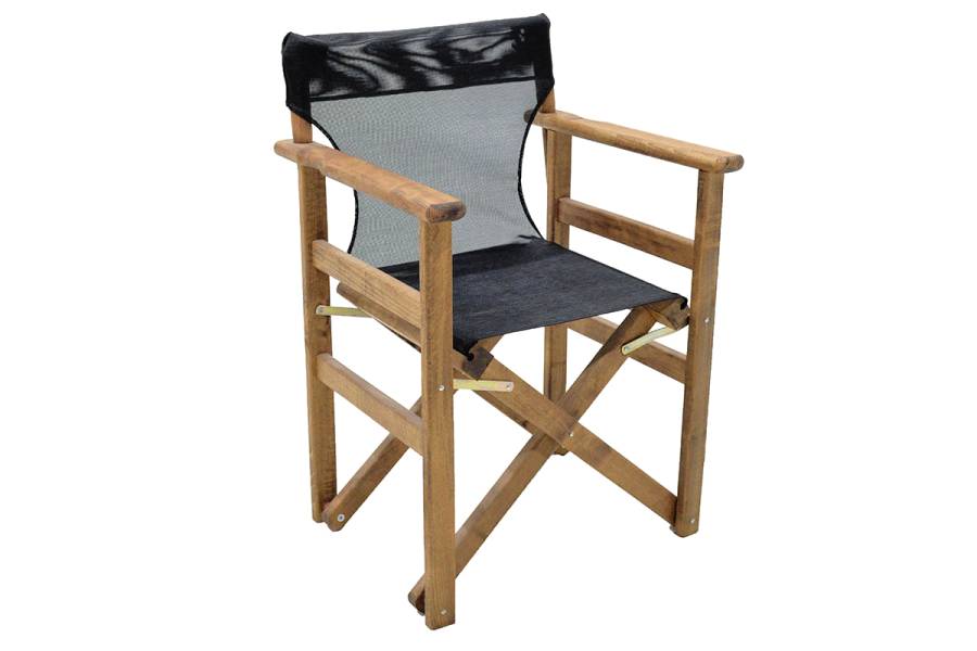 Tραπεζαρία Retto σετ 5τμχ μασίφ ξύλο οξιάς καρυδί-πανί-μαύρο 80x60x72εκ