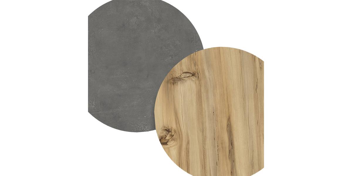 Έπιπλο τηλεόρασης Soren pakoworld sonoma-ανθρακί 180x.44.5x44.6εκ