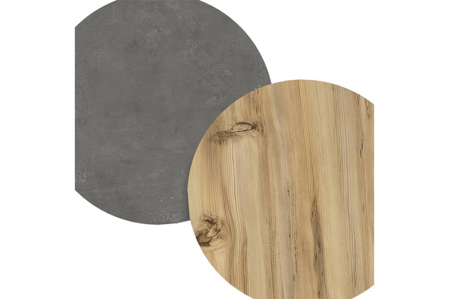 Έπιπλο τηλεόρασης Soren pakoworld sonoma-ανθρακί 180x.44.5x44.6εκ