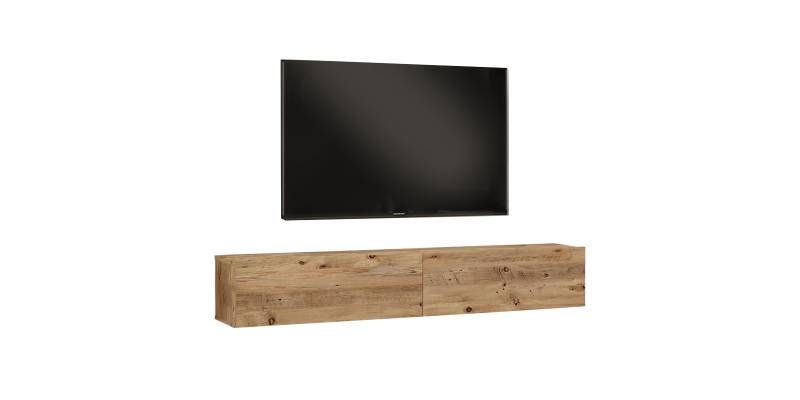 Έπιπλο τηλεόρασης επιτοίχιο Dello pakoworld sonoma 180x31.6x29.6εκ