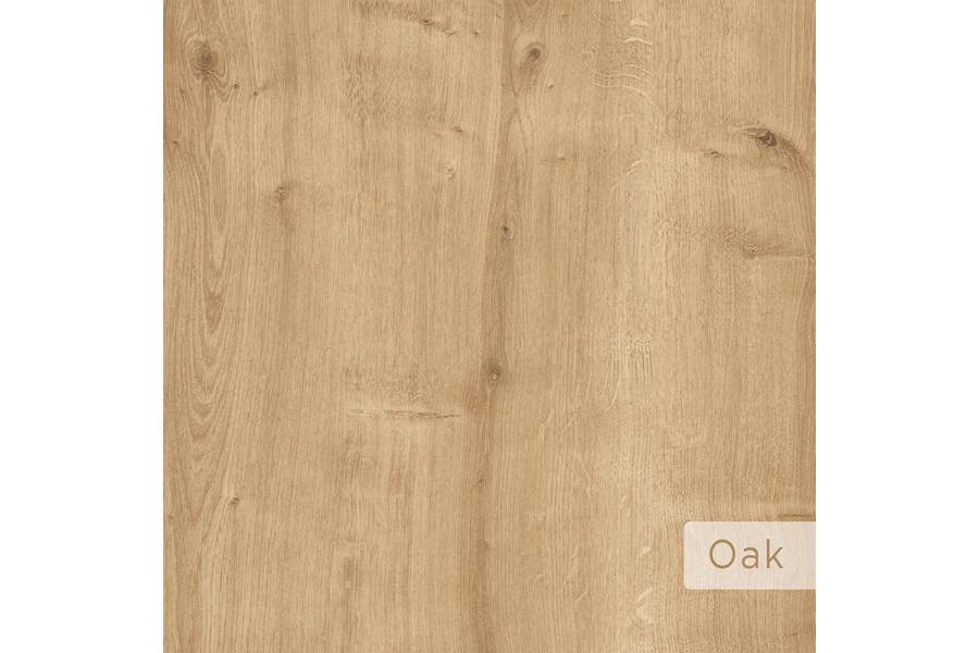 Κομοδίνο Johana pakoworld μαύρο-oak 45x40x50εκ