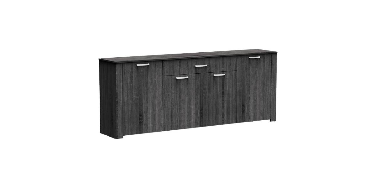 Μπουφές Kinley pakoworld grey-wenge 210x40x82εκ