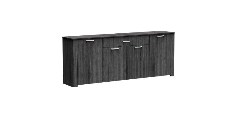Μπουφές Kinley pakoworld grey-wenge 210x40x82εκ