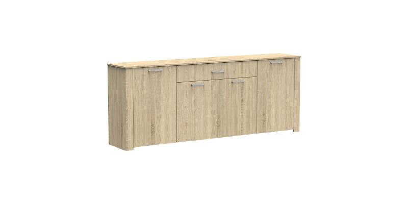 Μπουφές Kinley pakoworld sonoma 210x40x82εκ