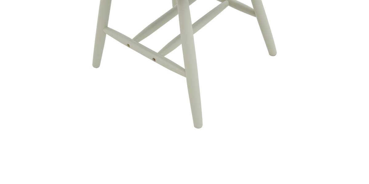 Καρέκλα Larus pakoworld φυσικό ξύλo rubberwood ανθρακί-λευκό 50x49x90εκ.
