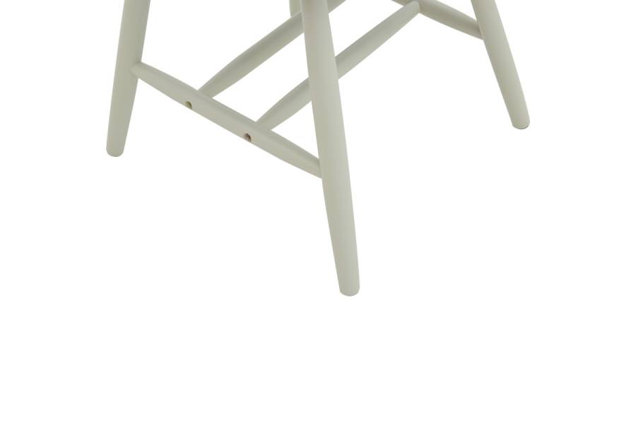 Καρέκλα Larus pakoworld φυσικό ξύλo rubberwood ανθρακί-λευκό 50x49x90εκ.