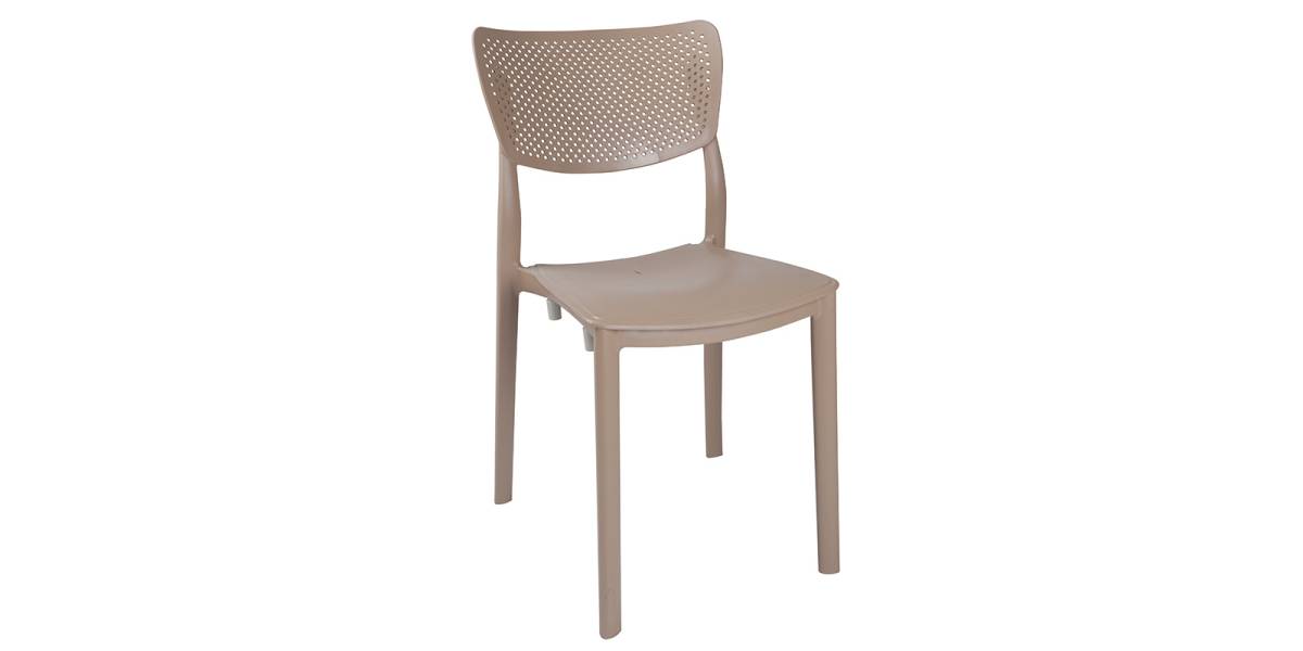 Τραπεζαρία Explore-Ignite pakoworld σετ 5τεμ PP cappuccino 150x90x73,5εκ.