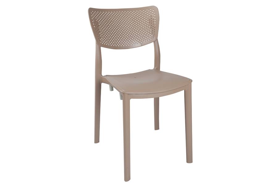 Τραπεζαρία Explore-Ignite pakoworld σετ 5τεμ PP cappuccino 150x90x73,5εκ.