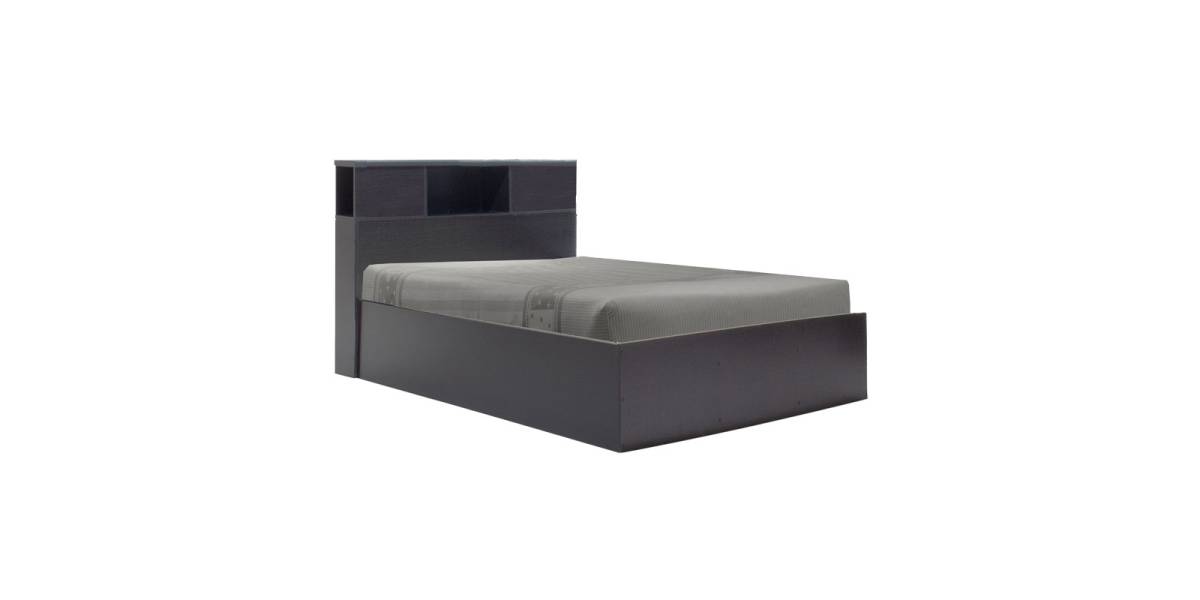 Κρεβάτι OLYMPUS pakoworld σε χρώμα wenge 120x200εκ