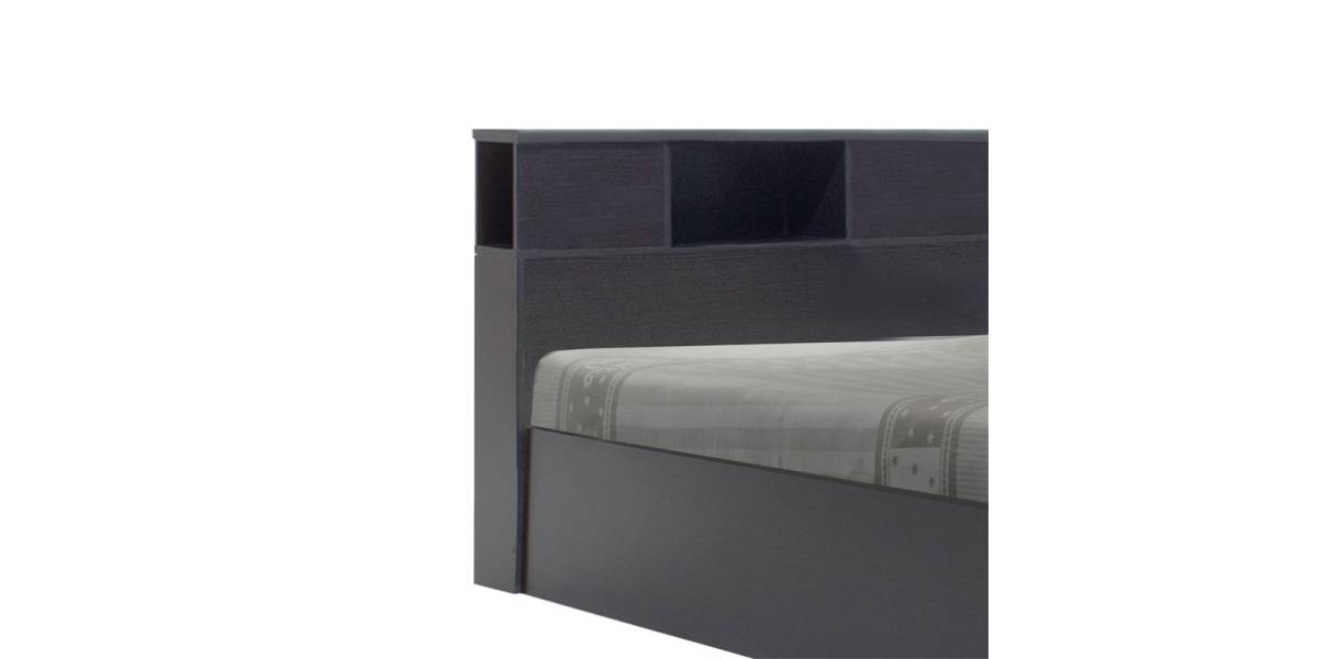Κρεβάτι OLYMPUS pakoworld σε χρώμα wenge 120x200εκ
