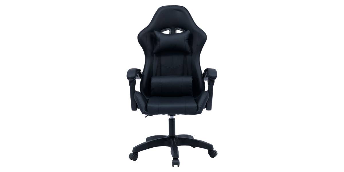 Καρέκλα γραφείου gaming William pakoworld PU μαύρο