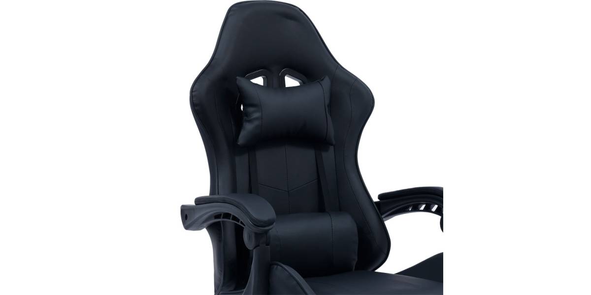 Καρέκλα γραφείου gaming William pakoworld PU μαύρο