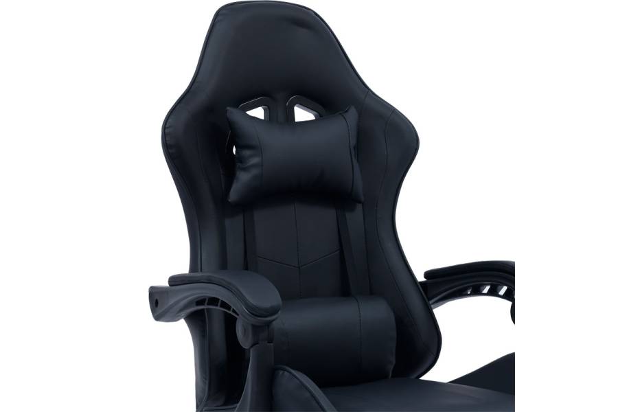 Καρέκλα γραφείου gaming William pakoworld PU μαύρο