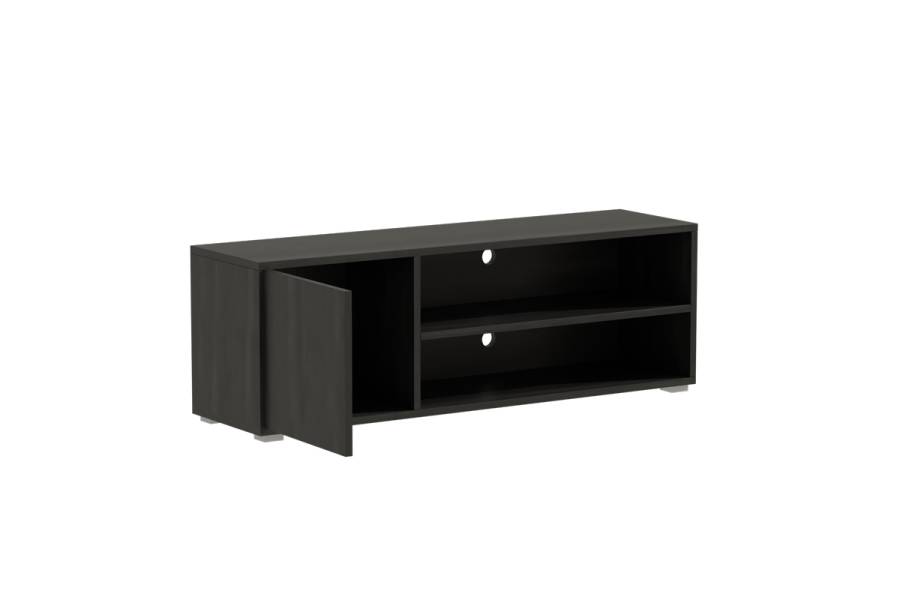 Έπιπλο τηλεόρασης Ellon pakoworld μελαμίνης zebrano 120x40x41εκ.
