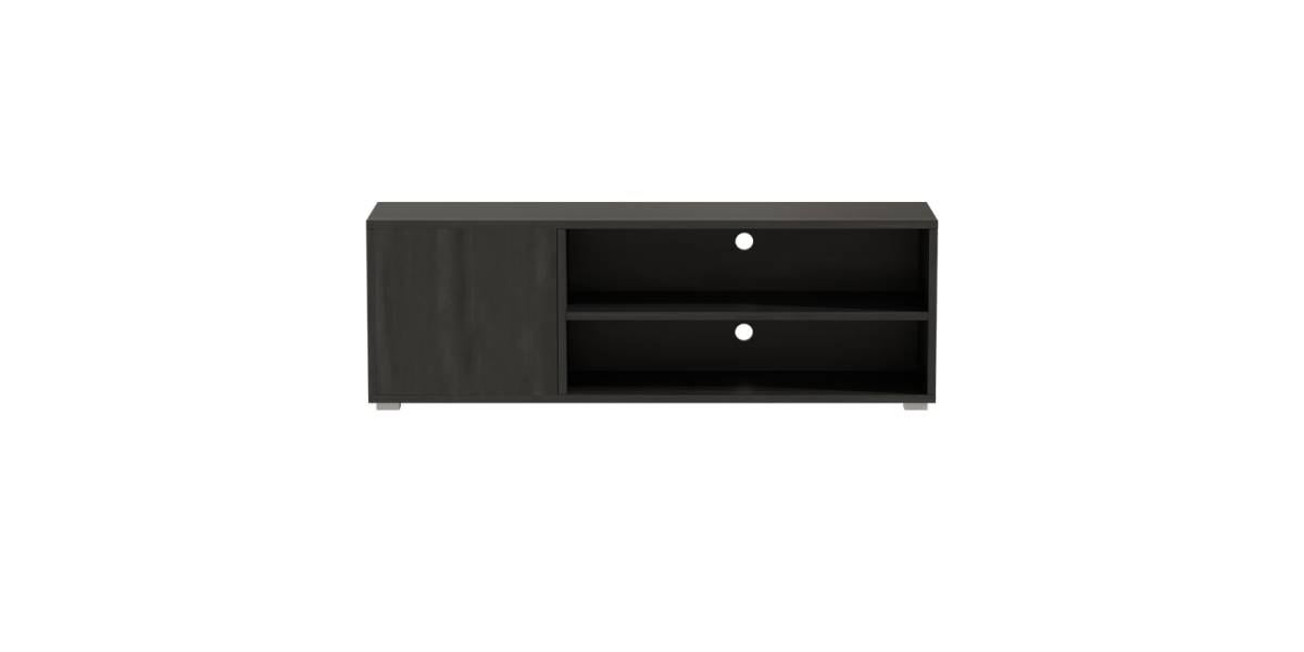 Έπιπλο τηλεόρασης Ellon pakoworld μελαμίνης zebrano 120x40x41εκ.