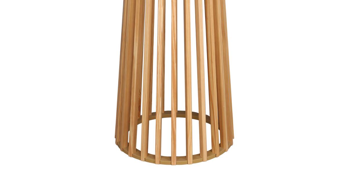 Τραπέζι μπαρ Domonic pakoworld mdf φυσικό Φ60x105εκ