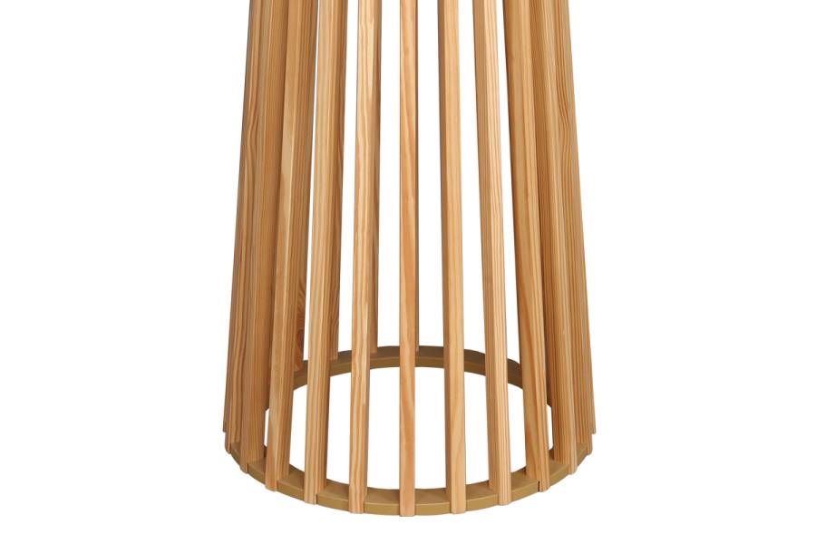 Τραπέζι μπαρ Domonic pakoworld mdf φυσικό Φ60x105εκ