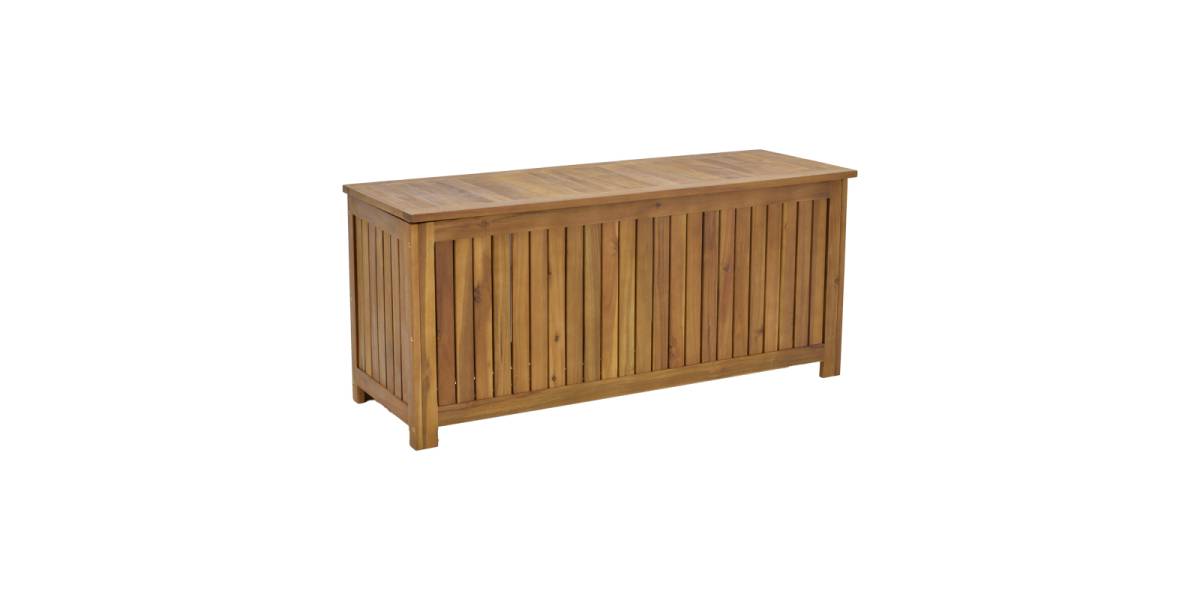 Μπαούλο Zarco pakoworld ξύλο ακακίας φυσικό 130x45x58εκ
