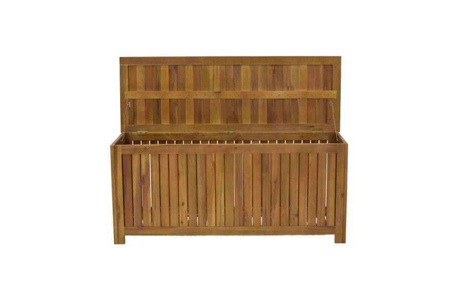 Μπαούλο Zarco pakoworld ξύλο ακακίας φυσικό 130x45x58εκ