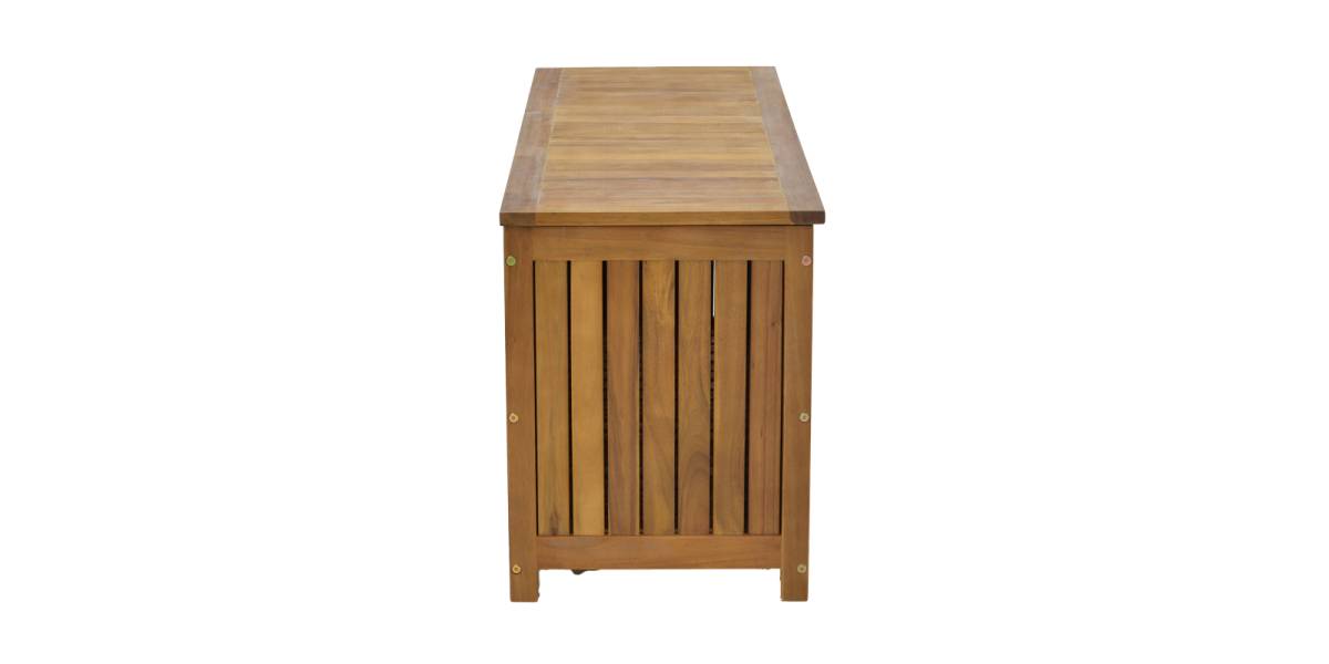 Μπαούλο Zarco pakoworld ξύλο ακακίας φυσικό 130x45x58εκ